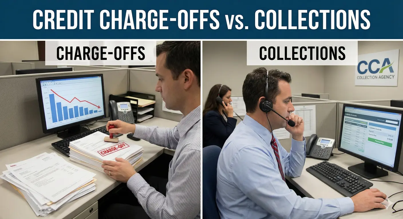 Articles Confused by charge-offs vs collections? Learn why the same debt can show twice and what to tackle first based on your timeline and goals.